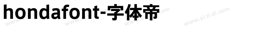 hondafont字体转换