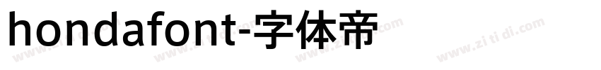 hondafont字体转换