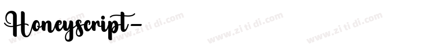 Honeyscript字体转换