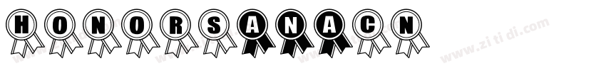 HONORSanaCN字体转换