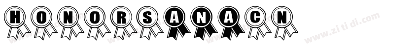 HONORSanaCN字体转换