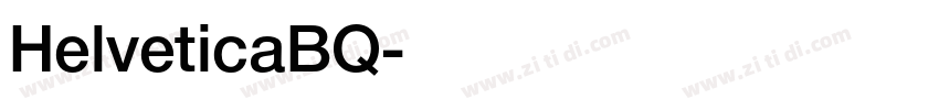 HelveticaBQ字体转换