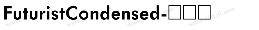 FuturistCondensed字体转换