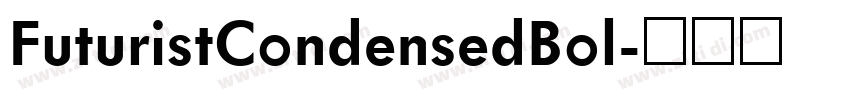 FuturistCondensedBol字体转换