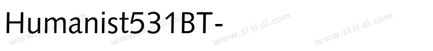 Humanist531BT字体转换 Humanist531BT字体转换