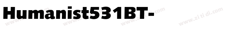 Humanist531BT字体转换 Humanist531BT字体转换