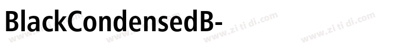 BlackCondensedB字体转换 BlackCondensedB字体转换