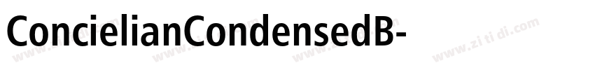 ConcielianCondensedB字体转换 ConcielianCondensedB字体转换