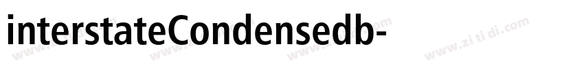 interstateCondensedb字体转换 interstateCondensedb字体转换