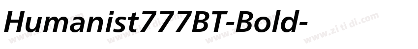 Humanist777BT-Bold字体转换 Humanist777BT-Bold字体转换