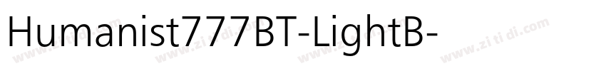 Humanist777BT-LightB字体转换 Humanist777BT-LightB字体转换