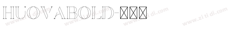 HuovaBold字体转换