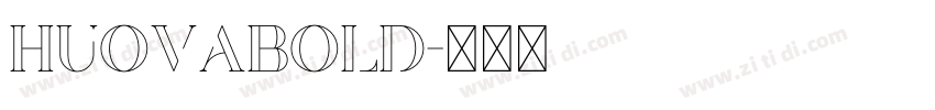 HuovaBold字体转换