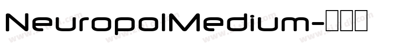 NeuropolMedium字体转换