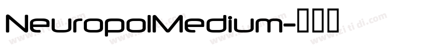 NeuropolMedium字体转换