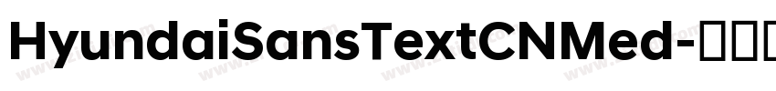 HyundaiSansTextCNMed字体转换 HyundaiSansTextCNMed字体转换