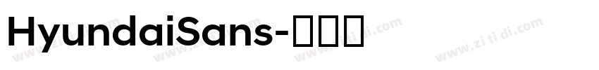 HyundaiSans字体转换 HyundaiSans字体转换