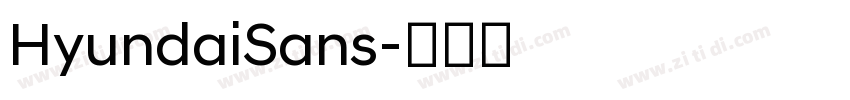 HyundaiSans字体转换 HyundaiSans字体转换