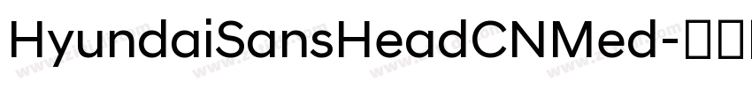 HyundaiSansHeadCNMed字体转换 HyundaiSansHeadCNMed字体转换