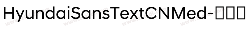 HyundaiSansTextCNMed字体转换 HyundaiSansTextCNMed字体转换