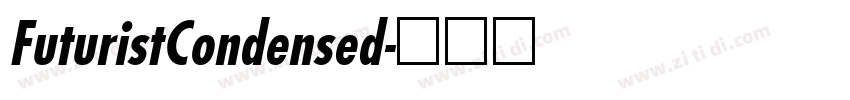 FuturistCondensed字体转换