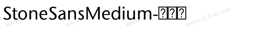 StoneSansMedium字体转换 StoneSansMedium字体转换