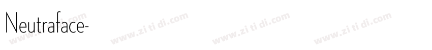 Neutraface字体转换