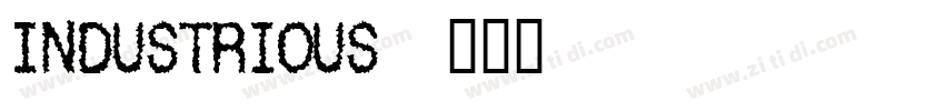Industrious字体转换