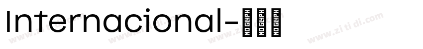 Internacional字体转换 Internacional字体转换