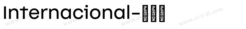 Internacional字体转换 Internacional字体转换