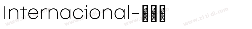 Internacional字体转换 Internacional字体转换
