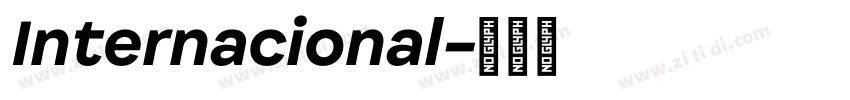 Internacional字体转换 Internacional字体转换