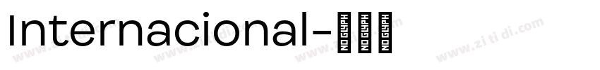 Internacional字体转换 Internacional字体转换