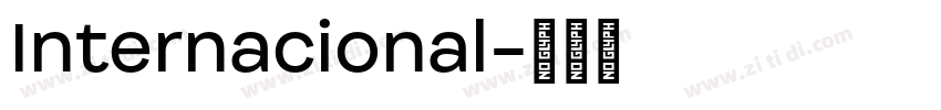 Internacional字体转换 Internacional字体转换