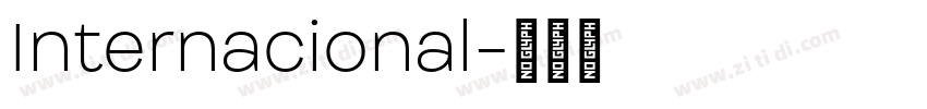 Internacional字体转换 Internacional字体转换