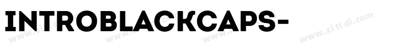 IntroBlackCaps字体转换 IntroBlackCaps字体转换