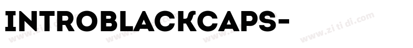 IntroBlackCaps字体转换 IntroBlackCaps字体转换