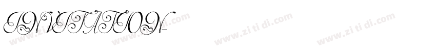 INVITATION字体转换 INVITATION字体转换