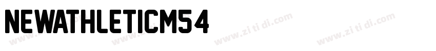 NewAthleticM54字体转换