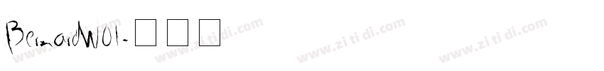 BernardW01字体转换