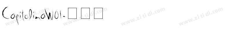 CapitolinaW01字体转换
