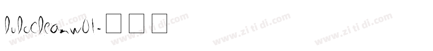 lulocleanw01字体转换