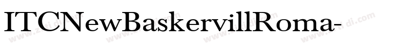 ITCNewBaskervillRoma字体转换