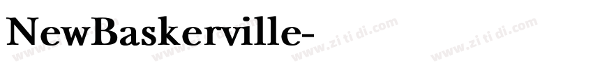 NewBaskerville字体转换