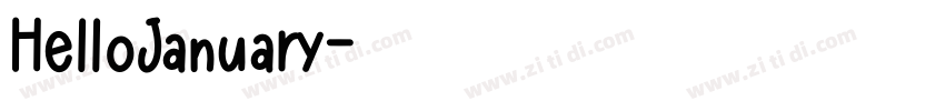 HelloJanuary字体转换