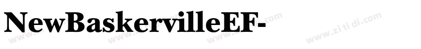 NewBaskervilleEF字体转换