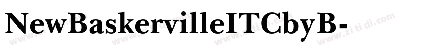 NewBaskervilleITCbyB字体转换