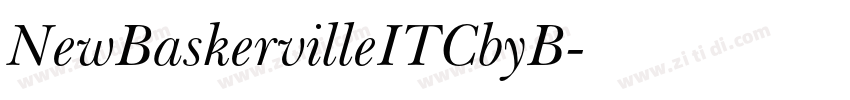 NewBaskervilleITCbyB字体转换