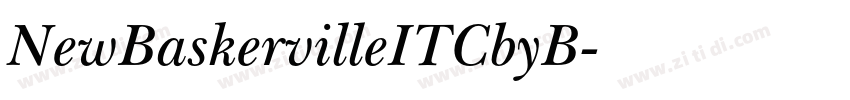 NewBaskervilleITCbyB字体转换