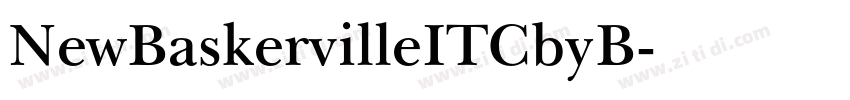 NewBaskervilleITCbyB字体转换
